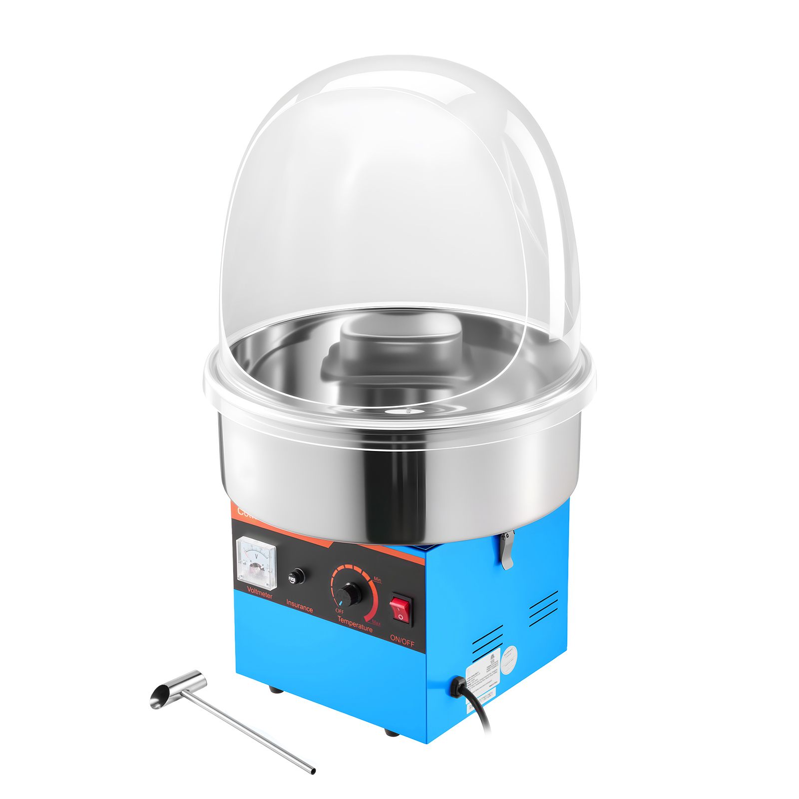 Candy Floss Machine - Elektrikli Pamuk Şeker Makinesi, 1000W Elektrikli