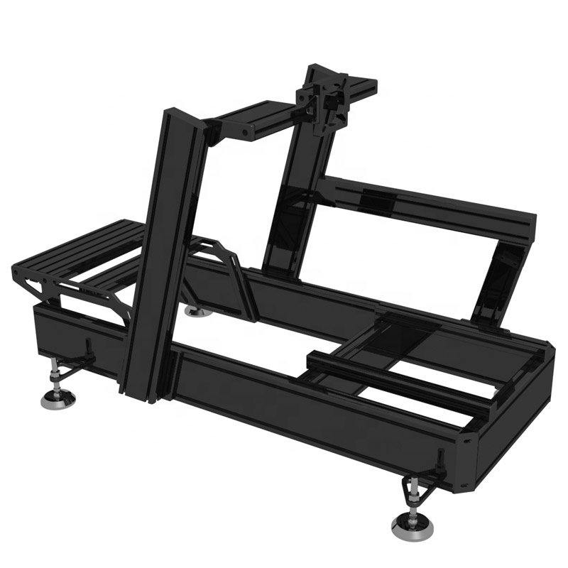 9D Vr Simulator - 40120 Siyah Alüminyum Spor Araba Oyunu