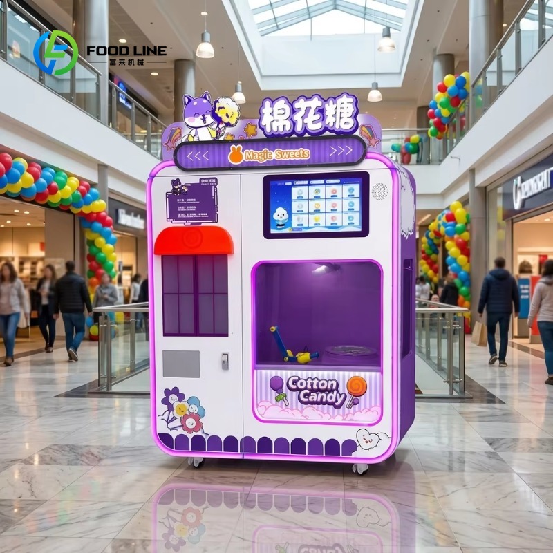 Candy Floss Machine - Özelleştirilmiş Tam Otomatik Akıllı Pamuk Şeker