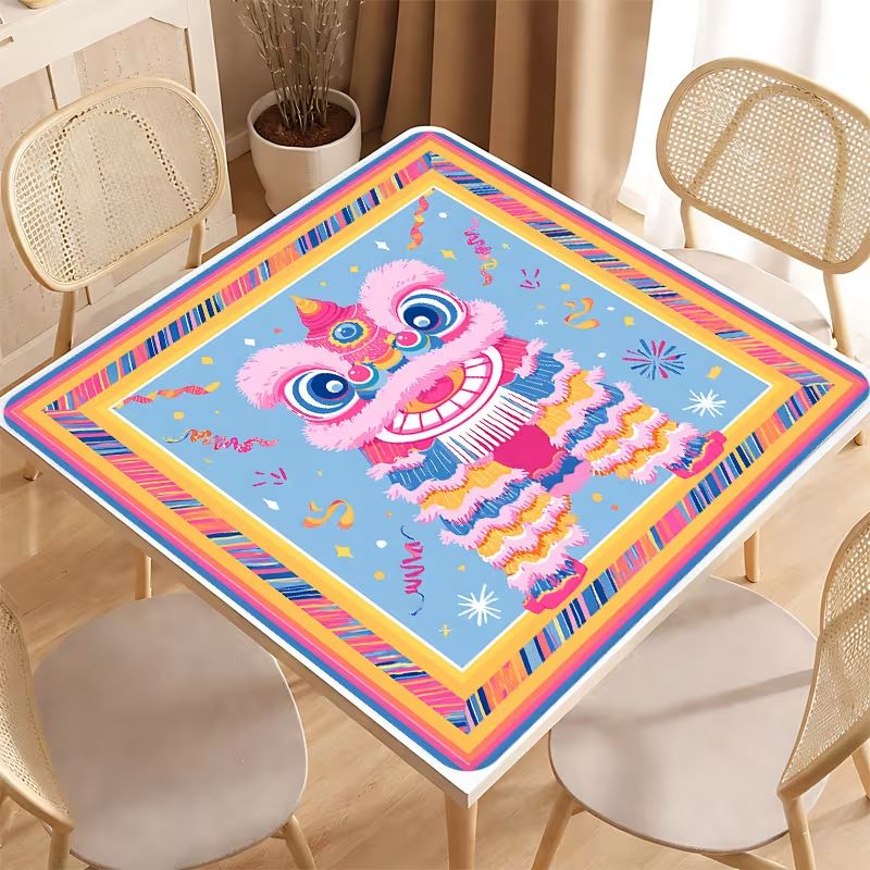 Dance Pad Machine - VIKAMA Çin Aslan Dansı Kristal Kadife