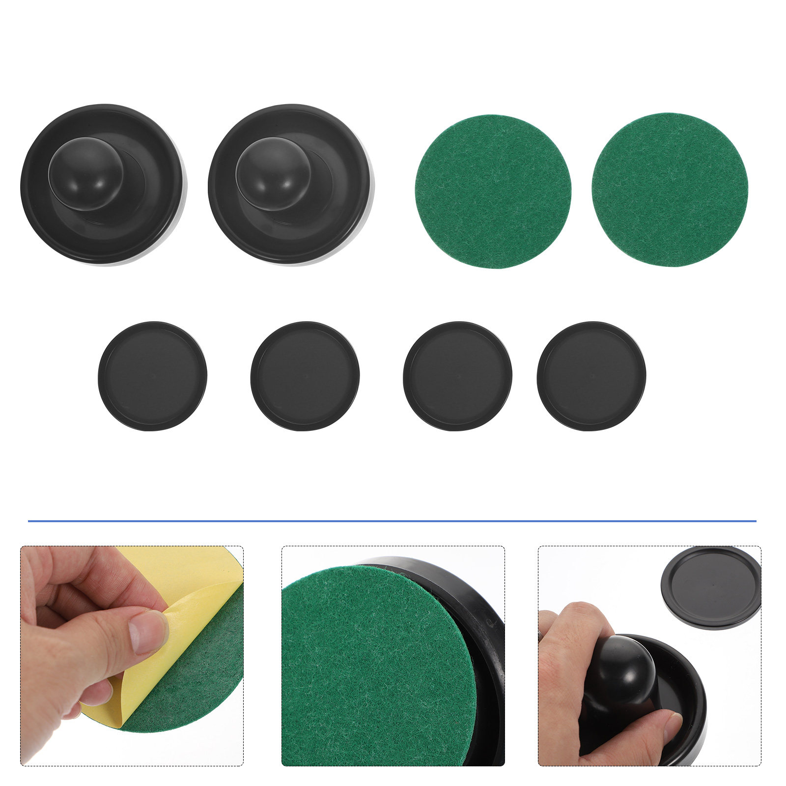 Air Hockey Table - 1 Set Hava Hokeyi Plastik Disk
