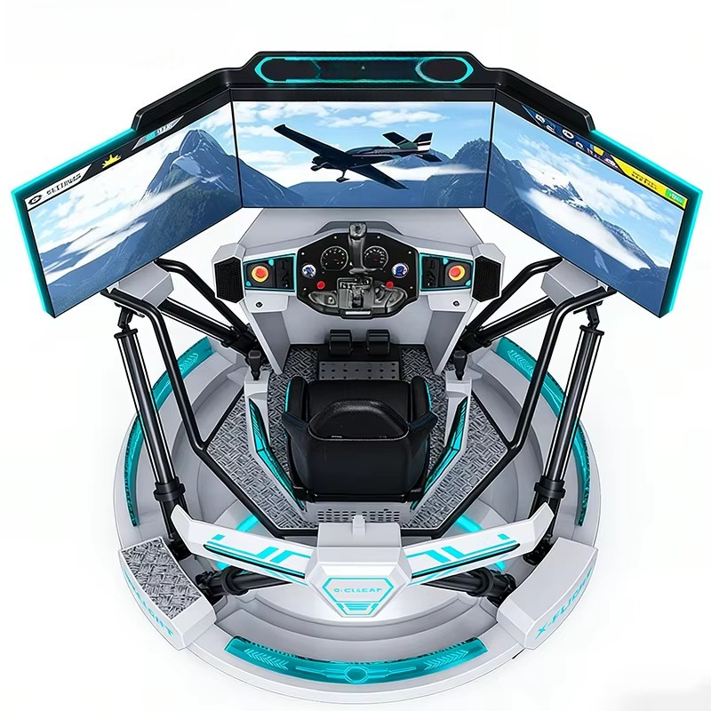 VR Uçak Simülatörü Uçak Öğretm - 9D Vr Simulator incelemesi ve fiyatı
