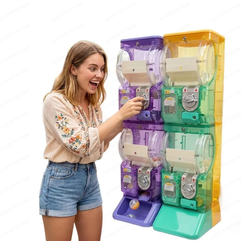 Şeffaf Beyaz İki Katlı Gashapo - Arcade Vending & Laundry incelemesi ve fiyatı