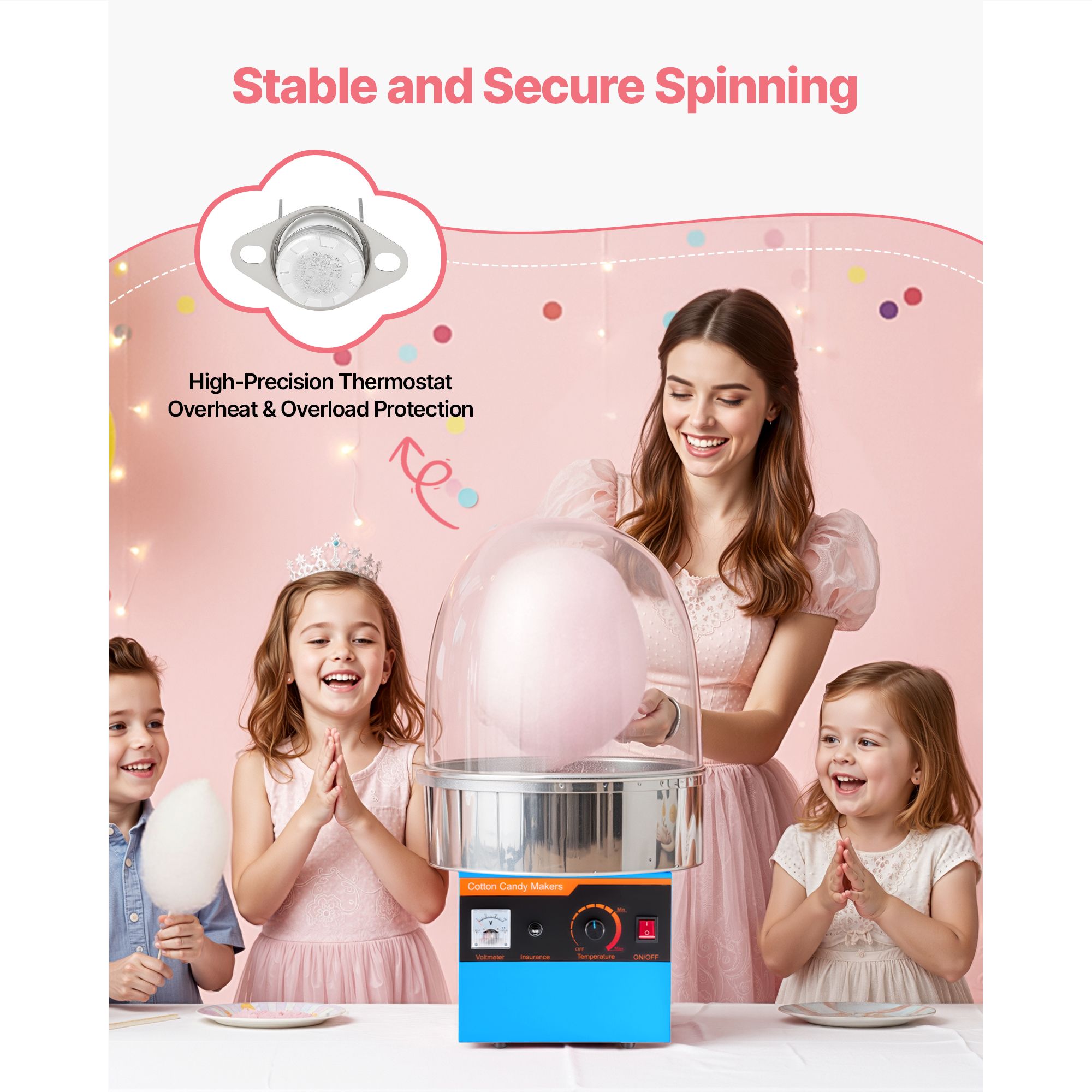 Elektrikli Pamuk Şeker Makines - Candy Floss Machine incelemesi ve fiyatı