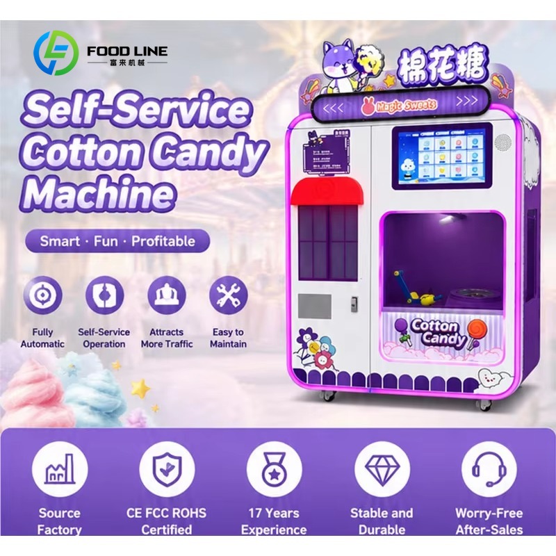 Özelleştirilmiş Tam Otomatik A - Candy Floss Machine incelemesi ve fiyatı