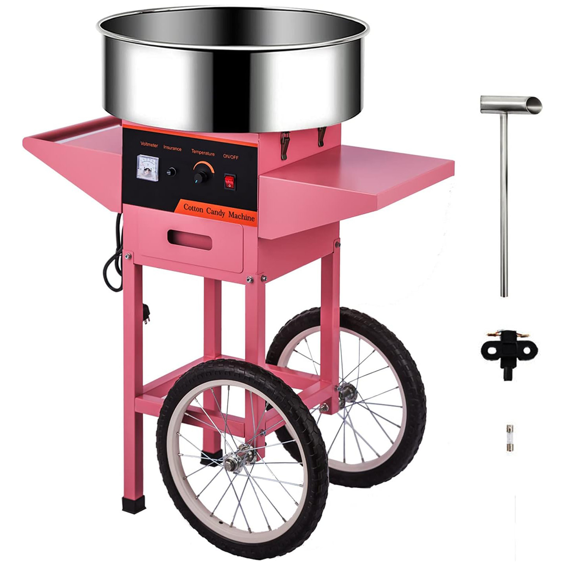 Tekerlekli Arabalı Ticari Pemb - Candy Floss Machine incelemesi ve fiyatı